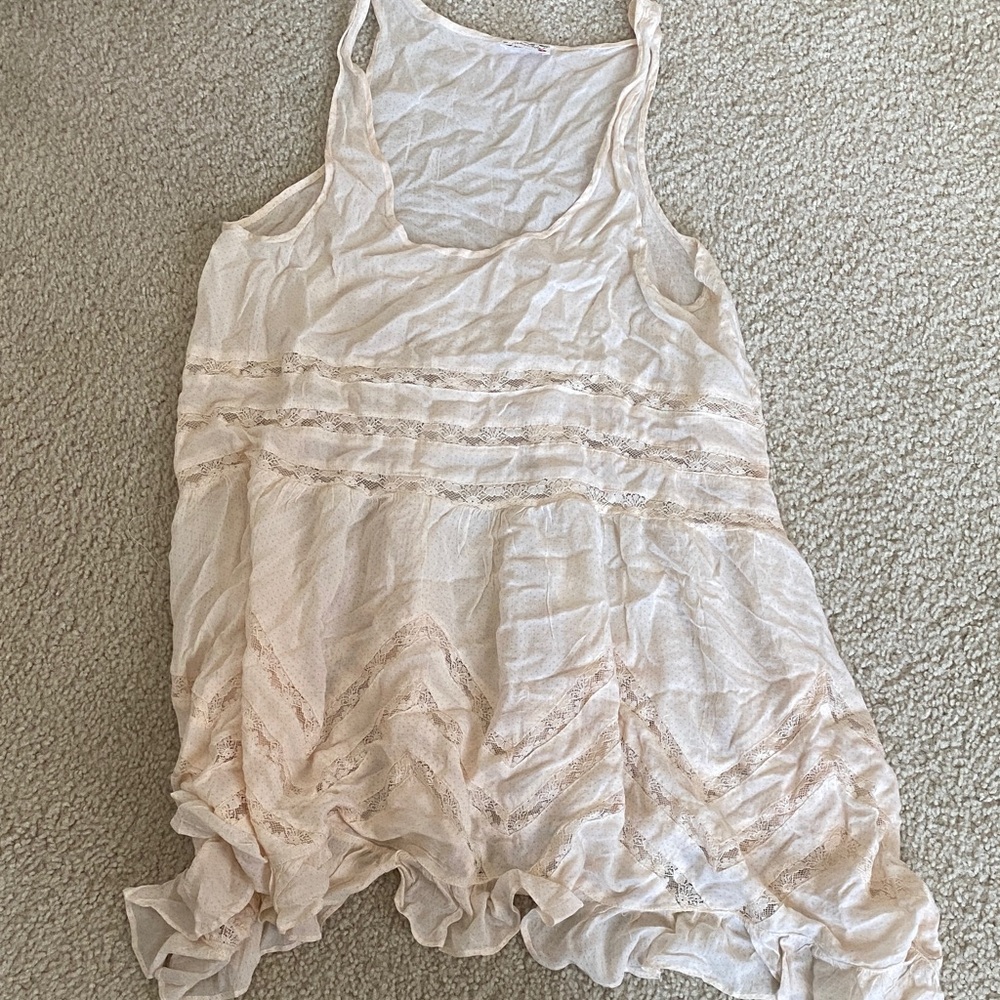 Free people Elegant flowy summer thin Sleeveless Top